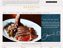 Tablet Screenshot of barbecoa.com